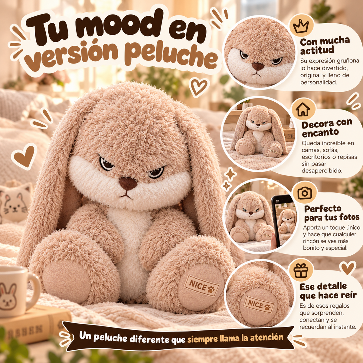 Moody™ El peluche Enfadón